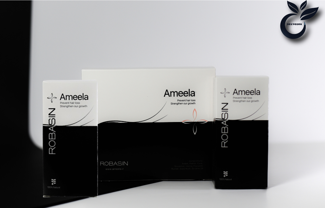 ameela پودر آمیلا تدبیرگران عاملیت پرواره محمد مهدی پرواره پک مو آمیلا 02191303126